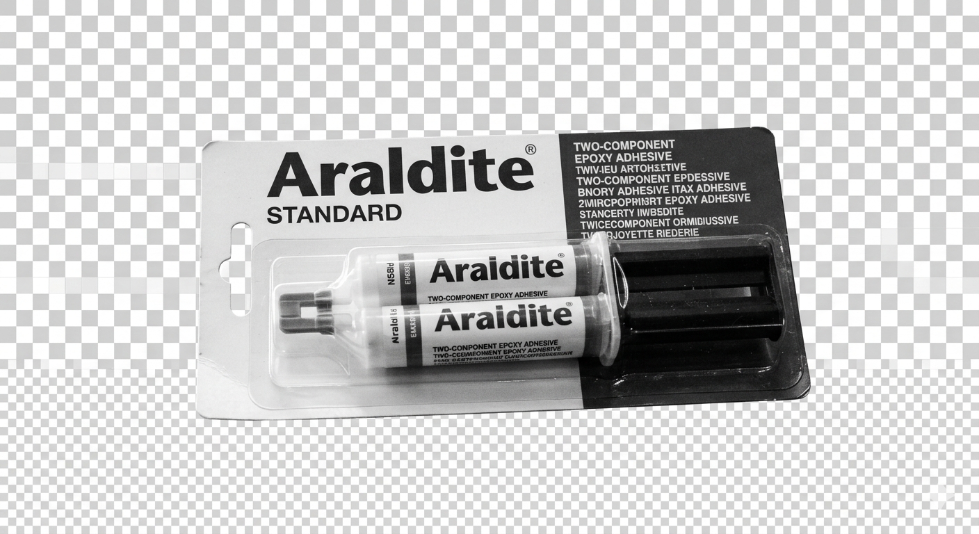 ARALDITE-RED AND WHITE
